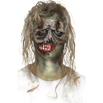 Karnevalová maska Maska Zombie - nalepovací na obličej