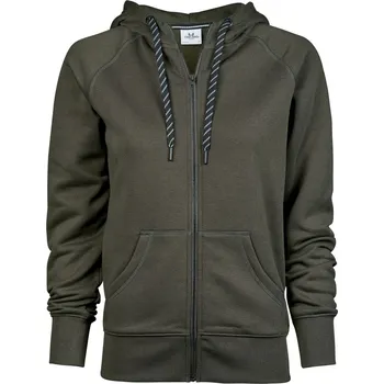 Dámská mikina Dámská mikina s kapucí TJ 5436 deep green S