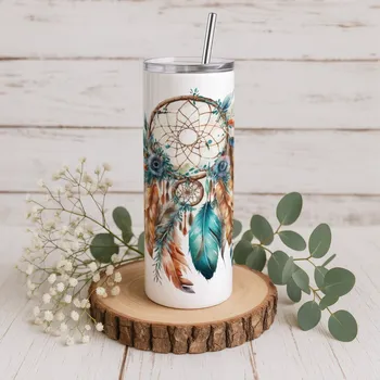 Atelier Fantazie - Termo kelímek 500 ml - Lapač snů VIII