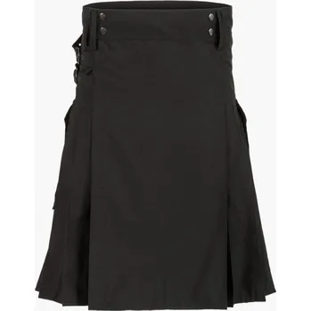 Dámská sukně HIGHLANDER Kilt COMBAT rip-stop ČERNÝ M ČERNÁ - BLACK