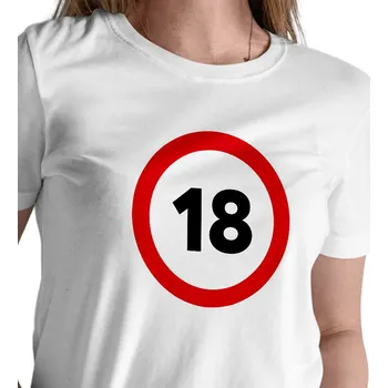 Dámské bílé triko - 18 3XL