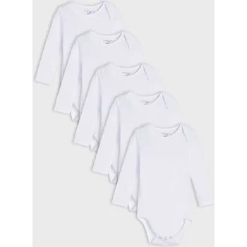 Kojenecký body Sinsay - Sada 5 body - bílá - 8792Q-00X - 8792Q-00X-98-6