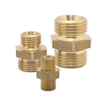 Kompresor Dvojitá vsuvka na stlačený vzduch AG 1/4" a AG 3/8" z mosazi