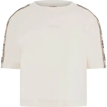 Dámské tričko Dámské Tričko s krátkým rukávem GUESS BRITNEY CROP TEE V3RI08I3Z14-G6K5 – Šedá XL