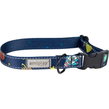 Obojek pro psa Obojek pro psy nastavitelný COSMOS vzor B velikost S, M, L, XL Rozměr: M - 25-40x2,0 cm