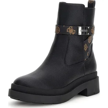 Dámské kozačky Dámské Boty GUESS OVELLE2 FLTOVEFAL10-BLKBR – Černá 41