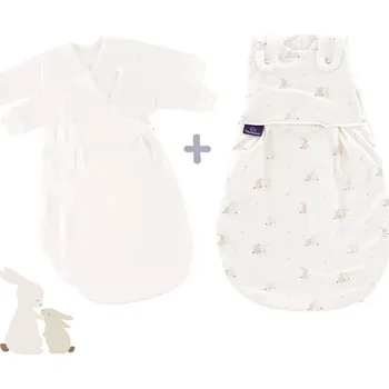 Spacák TRÄUMELAND Spací pytel Liebmich 3dílný set Hophop Bunny Beige Velikost (od výrobce): 56/62