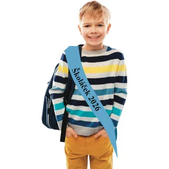 Party dekorace Šerpa Školáček 2026 Lososová