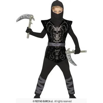 Karnevalový kostým Temný ninja, kostým dětský T2 (3-4 roky)