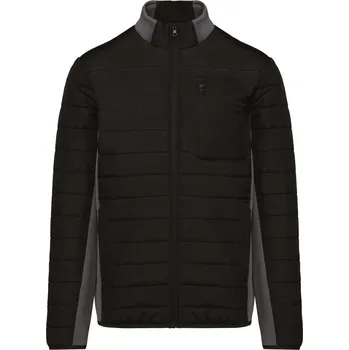 Pánská hybridní bunda K 6171 black-dark grey heather XXL