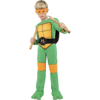Karnevalový kostým HeliumKing Dětský kostým Michelangelo - Ninja želvy Velikost - děti: XL: 135 - 152 cm