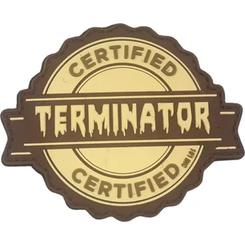 Nášivka 101 Inc. Company Nášivka na suchý zip Terminator (plast 3D) - coyote