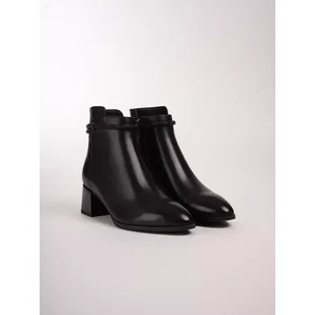 Dámská zimní obuv EPICA dámské kotníkové černé štrasový pásek