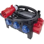 PCE mobilní rozvaděč plastový Ischl přenosný 32A 6x250V/3x400V+FI IP44