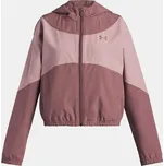 Under Armour Rival Woven Hd Jacket Jr Brown M sportovní bunda