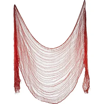 Karnevalový doplněk Červená strašidelná síť