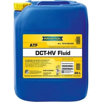 Převodový olej RAVENOL DCT-HV FLUID 20L (Syntetický převodový olej Ravenol DCT-HV Fluid)