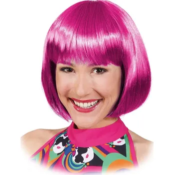 Karnevalový kostým Dámská paruka - Fuchsiová