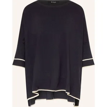 Dámský svetr Miss Lagotte Dámské Úpletové Tričko, tmavě modrá / režná, 40