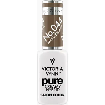 Lak na nehty VICTORIA VYNN Hybridní gel lak PURE CREAMY HYBRID 044 Warm Brown 8 ml