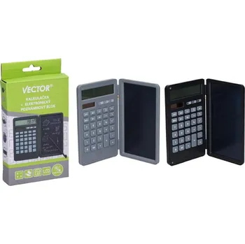 Kancelářská technika Wiky kalkulačka W046927 + elektronický poznámkový blok VECTOR