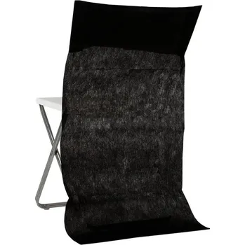 Potah na židli Černý potah na židli