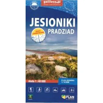 Cestování Mapa turystyczna - Jesioniki. Pradziad laminowana