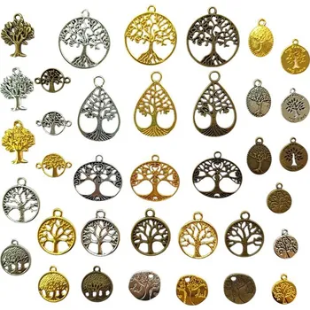 Přívěsky stromy života – sada 36 ks
