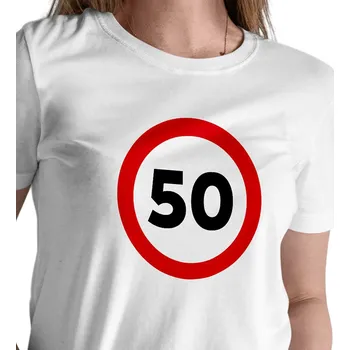 Dámské oblečení Dámské bílé triko - 50 L