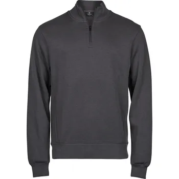 Dámská mikina Mikina interlock s 1/4 zipem TJ 5506 dark grey XL