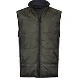 Pánská hybridní strečová vesta TJ 9114 deep green-black XXL