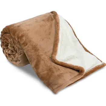 deka Sleep-well Deka OVEČKA® - hladká 150x200cm - ČOKOLÁDOVÁ