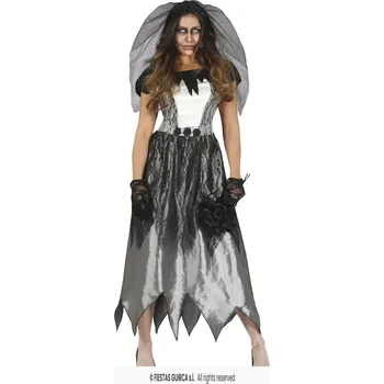 Karnevalový kostým Nevěsta duch, kostým dámský M