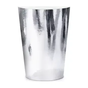 Party dekorace Kelímky stříbrné