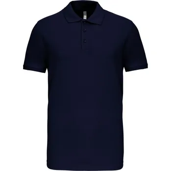 Pánská móda Pánské elastické piqué polo K 239 navy XL