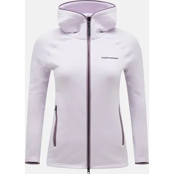 Dámská mikina Dámská Mikina PEAK PERFORMANCE W CHILL LIGHT ZIP HOOD G77229120_P42 – Fialová M