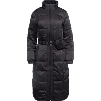 Dámský kabát Dámský Kabát GUESS LUCIA LONG BUM BAG PUFFA W3BL84WEX12-JBLK – Černá S