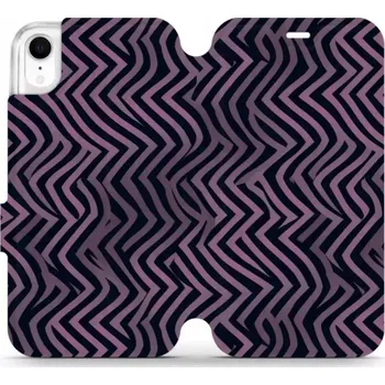 Pouzdro na mobilní telefon Flipové pouzdro Mobiwear - Apple iPhone XR - VA55S - VÝPRODEJ (Knížkové flip pouzdro, obal, kryt na mobil Apple iPhone XR - VA55S, materiál Umělá kůže + TPU - ochrana 360°, stojánek, silikonová vanička, magnetické zavírání)