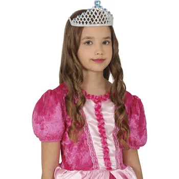 Karnevalový doplněk Princezna - stříbrná korunka