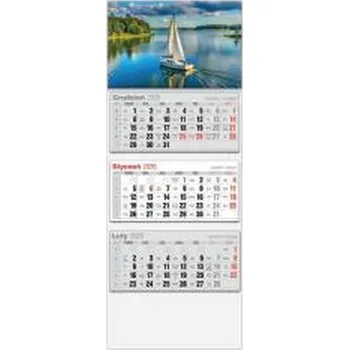 Kalendář Kalendarz 2026 trójdzielny Lux MIX