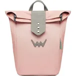 Vuch Dámský městský fold-over batoh Pink 17l