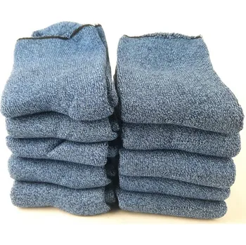 Pánské ponožky SPIN MAX s.r.o. AKCE Froté ponožky modrý melír 10 PÁRŮ ZA VÝHODNOU CENU TONÍK Velikost: 22-23