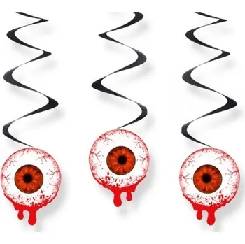 Party dekorace Oči - Spirály