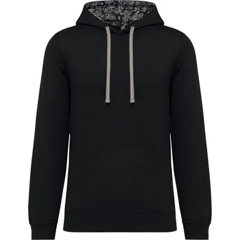 Dámská mikina Unisex mikina s kapucí K 4013 black-mexican skull S