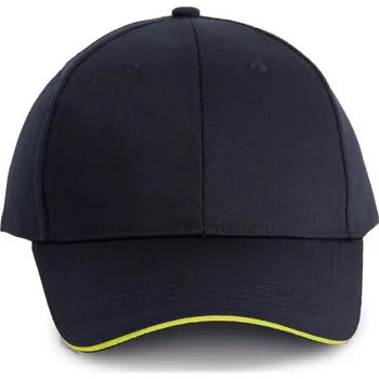 Kšiltovka 6 panelová kšiltovka WKP 145 navy-fluorescent yellow onesize