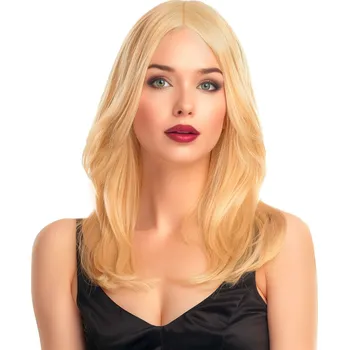 Paruka dlouhá vlnitá, blond