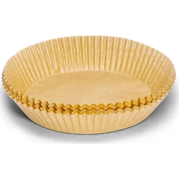 Jednorázové nádobí Papírové pečící tácky pro airfryer AK175 kulaté 50 ks pr.16 cm