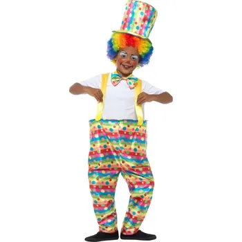 Karnevalový kostým Dětský kostým "Klaun s obručí" S (4-6 let)
