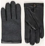 Boss Pánské Rukavice Harrye Ze Směsi Materiálů, černá, 8,5