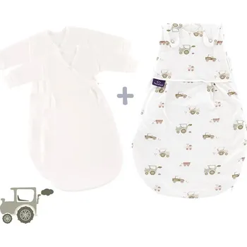 Spacák TRÄUMELAND Spací pytel Liebmich 3dílný set Little Farm Grün Velikost (od výrobce): 56/62